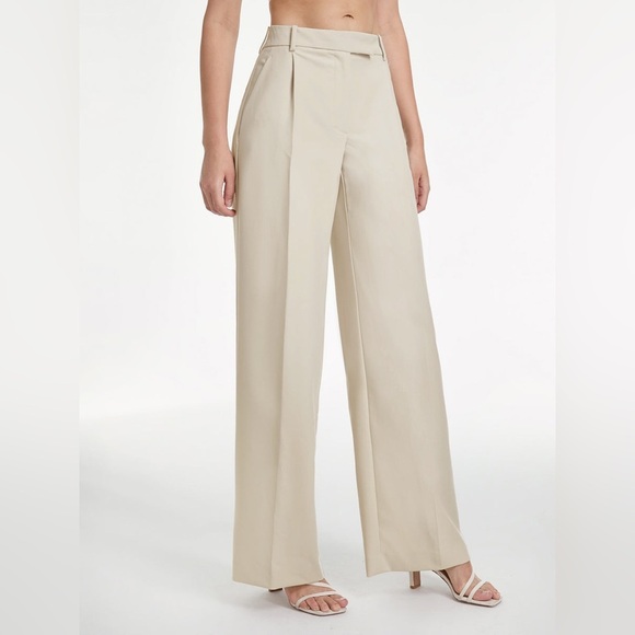 Commense High Waisted Relaxed Fit Wide Leg Dress Pants - Picture 3 of 4